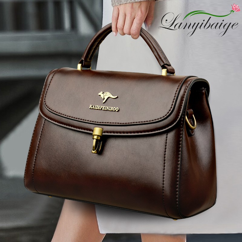 Luxury Bags Without Logo - High Quality Leather Shoulder Crossbody Bags