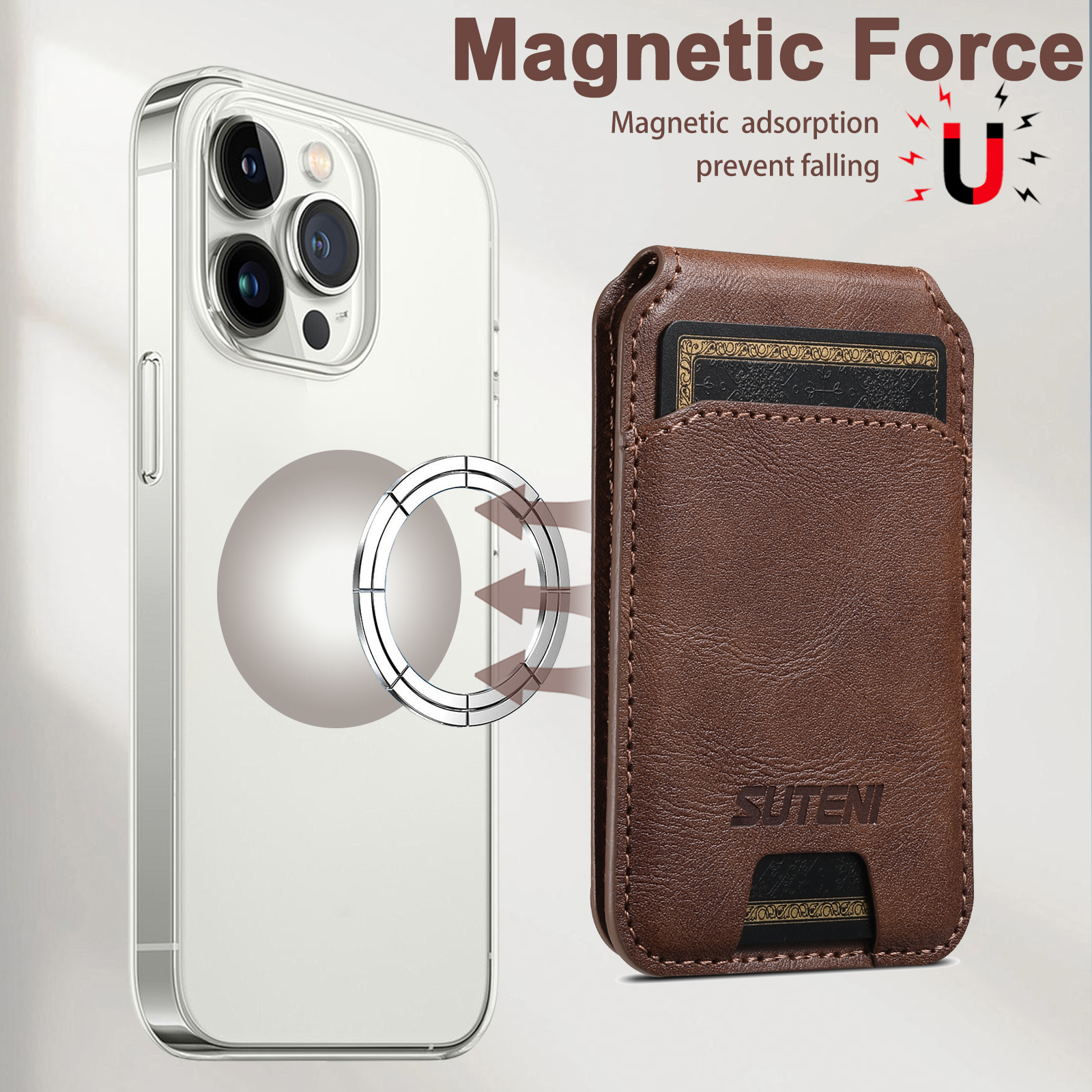 Luxury Bags Leather - SUTENI Luxury Faux Leather Mobile Phone
