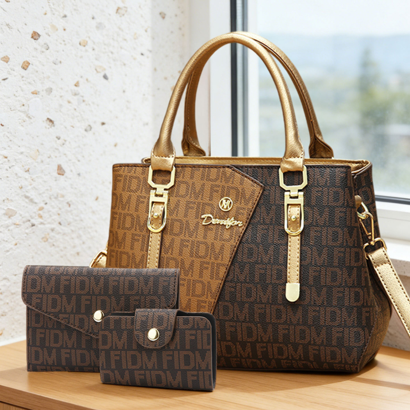 Luxury Bags Leather - 3-piece women's bag set, luxury premium