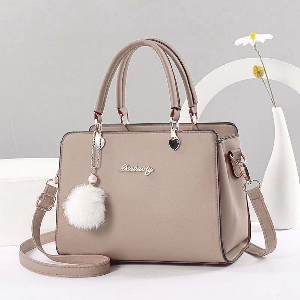Luxury Bags Without Logo - Fashion with Pendant Ladies Handbag Large