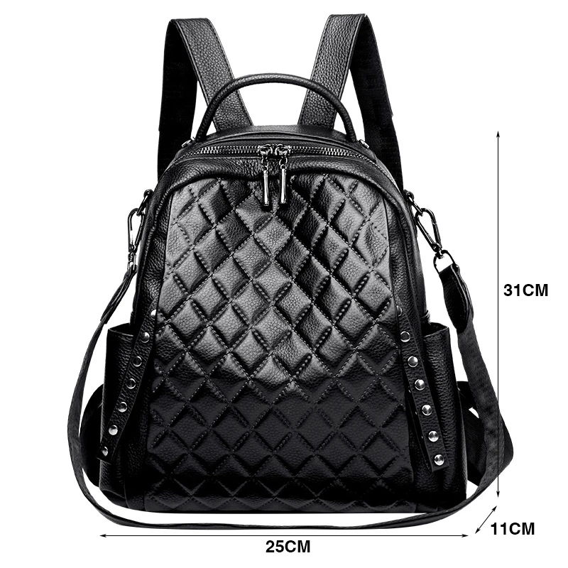 Genuine Leather Rucksack Women – обзор и цена Luxury Bags Leather