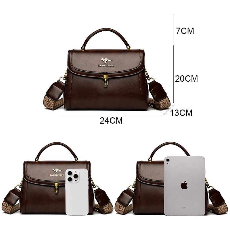 High Quality Leather Shoulder  – обзор и цена Luxury Bags Without Logo