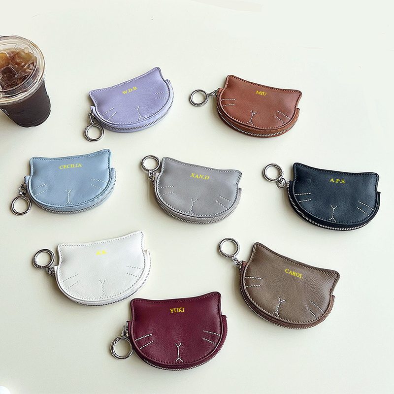 Cute Cat Mini Coin Purse With  – обзор и цена Luxury Bags Name For Women