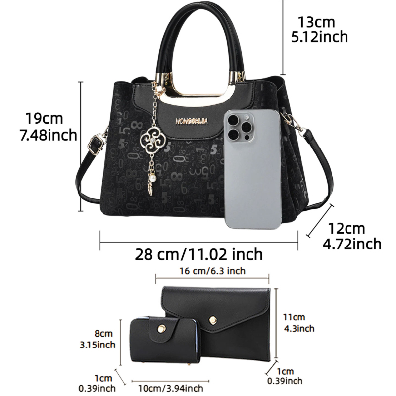 3-piece Fashion Women's Handba – обзор и цена Luxury Bags For Women