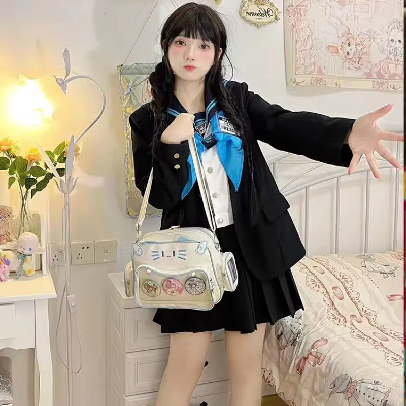 New Y2K Korean Kawaii Cat Ita  – обзор и цена Shoulder Bag Slouchy