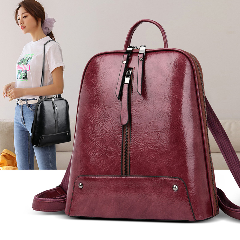 Women Leather Backpack Fashion – обзор и цена Shoulder Bag Slouchy