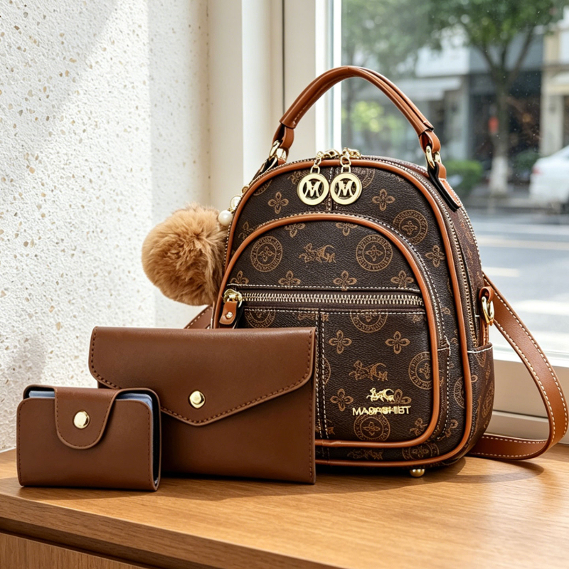 3-piece women's bag set, light – обзор и цена Luxury Bags For Women