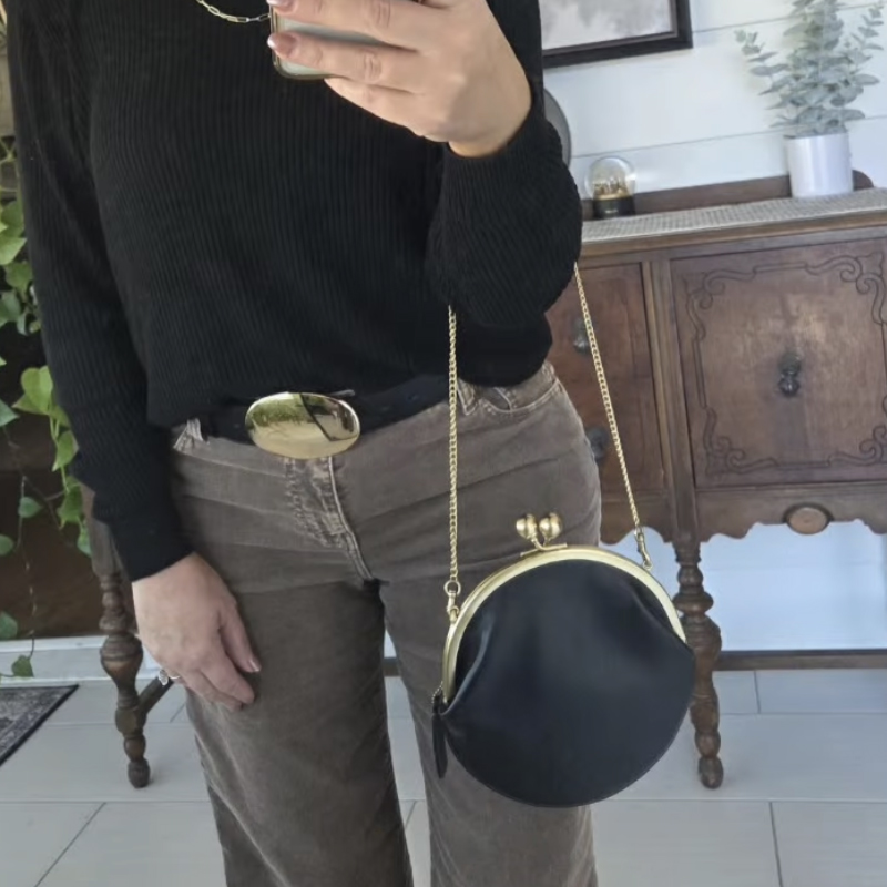 Kisslock Pouch 20cm Clutch Cli – обзор и цена Luxury Bags Outlet