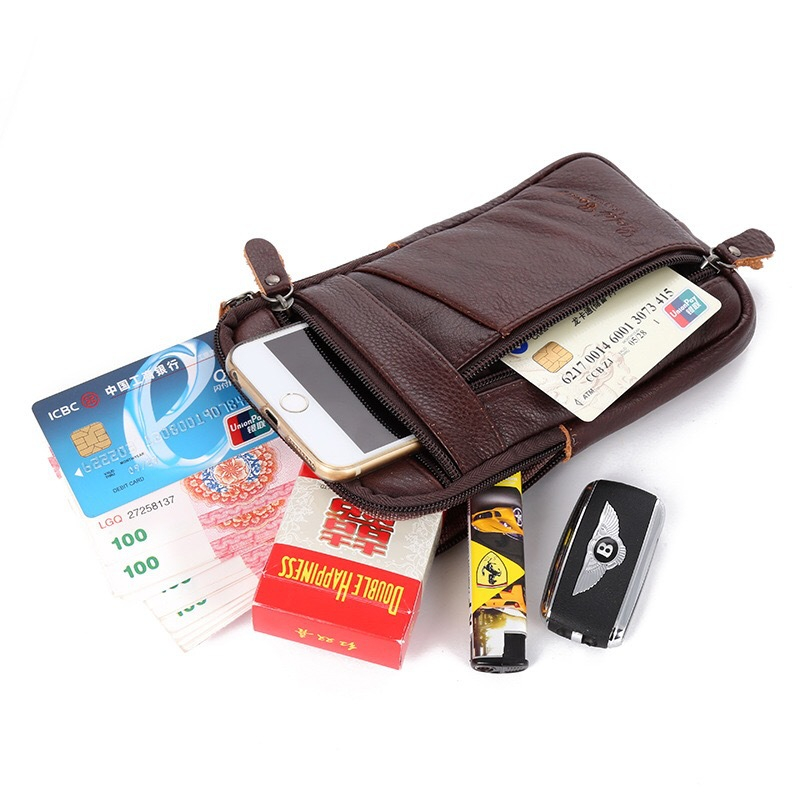 Men Luxury Genuine Leather Pho – обзор и цена Luxury Bags Leather