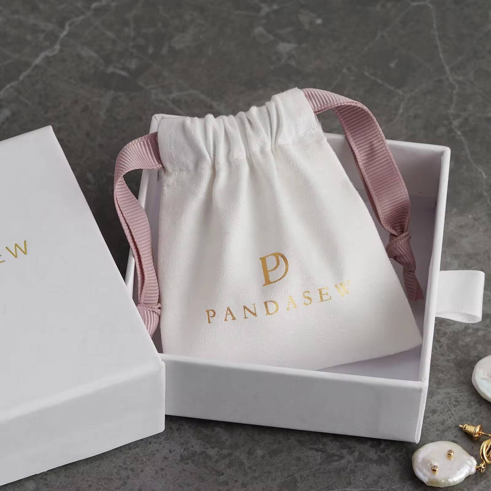 Custom Logo Luxury Suede Draws – обзор и цена Luxury Bags Outlet