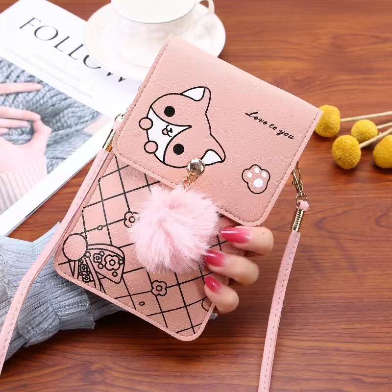 Cute Cartoon Pattern Touch-Scr – обзор и цена Shoulder Bag Slouchy