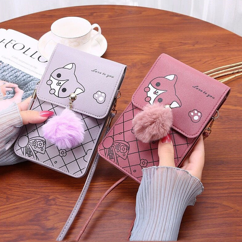 Cute Cartoon Pattern Touch-Scr – обзор и цена Shoulder Bag Slouchy